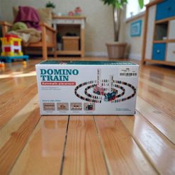 Alternative view of POCIĄG DOMINO-GRA SENSORYCZNA TĘCZOWE DOMINO.