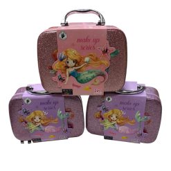 KUFEREK KOSMETYKÓW DO MAKIJAŻU i PAZNOKCI CIENIE MAKIJAŻ DLA DZIEWCZYNKI