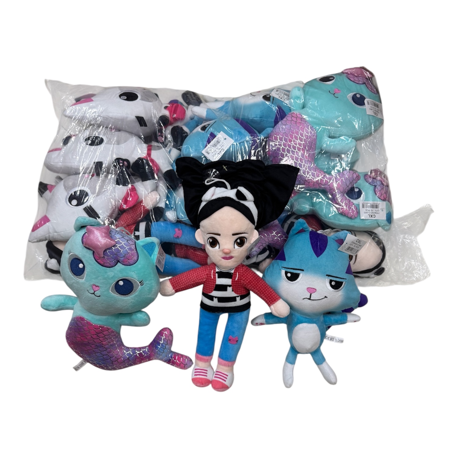 MASKOTKA PLUSZAK KOCI DOMEK GABI KICIUŚ PANSDUŚ DUŻA 30CM.