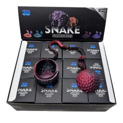 Alternative view of FIGURKA WĄŻ 3D Z JAJKIEM 40CM DLA DZIECI.