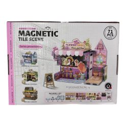 Alternative view of ZESTAW KLOCKI MAGNETYCZNE DLA DZIECI 71 ELEMENTÓW.