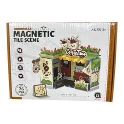 Alternative view of ZESTAW KLOCKI MAGNETYCZNE DLA DZIECI 76 ELEMENTÓW.