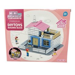 KLOCKI KONSTRUKCYJNE MAŁY DOMEK DLA LALEK 162 ELEMENTY.