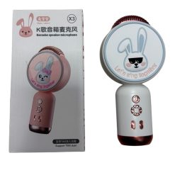 MIKROFON KARAOKE BEZPRZEWODOWY BLUETOOTH Z GŁOŚNIKIEM KRÓLIK DLA DZIECI.
