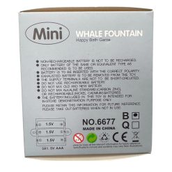 Alternative view of ZABAWKA DO KĄPIELI FONTANNA TRYSKAJĄCY WIELORYB.