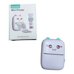 MINI DRUKARKA DO ZDJĘĆ TERMICZNA DLA DZIECI KOT PRZENOŚNA.