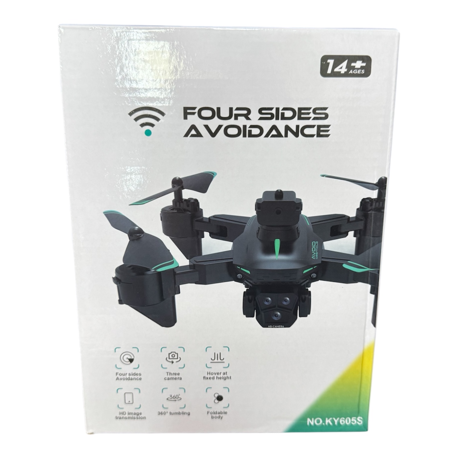 DRONE FOUR SIDES AVOIDANCE SZEROKOKĄTNY KAMERA 4K HD 14+. - obrazek 2