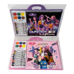 Alternative view of ZESTAW KOLOROWANKA DEMON HUNTERS DLA DZIECI.