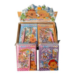 KSIĄŻKA Z NAKLEJKAMI 3D SCENERY, SCENERY STICKER.