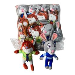 BRELOKI MASKOTKA ZOOTOPIA 10CM DO KLUCZY.