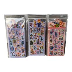 ZESTAW NAKLEJKI STICKERS ZOOTOPIA DLA DZIECKA.