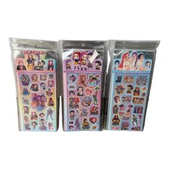 ZESTAW NAKLEJKI STICKERS K-POP DEMON HUNTERS DLA DZIECKA.