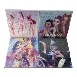 ZESTAW OBRAZ 5D WYKLEJANKA HAFT DIAMENTOWA K-POP DEMON HUNTERS 20X20CM.