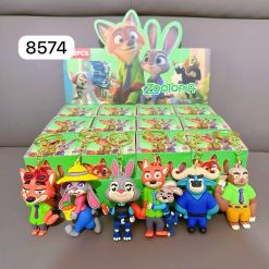 BRELOKI GUMOWE ZOOTOPIA.