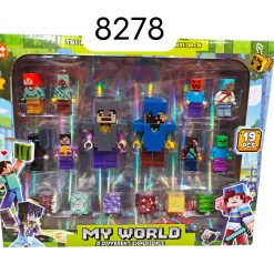 ZESTAW FIGURKI MINECRAFT MAGNETYVZNY.