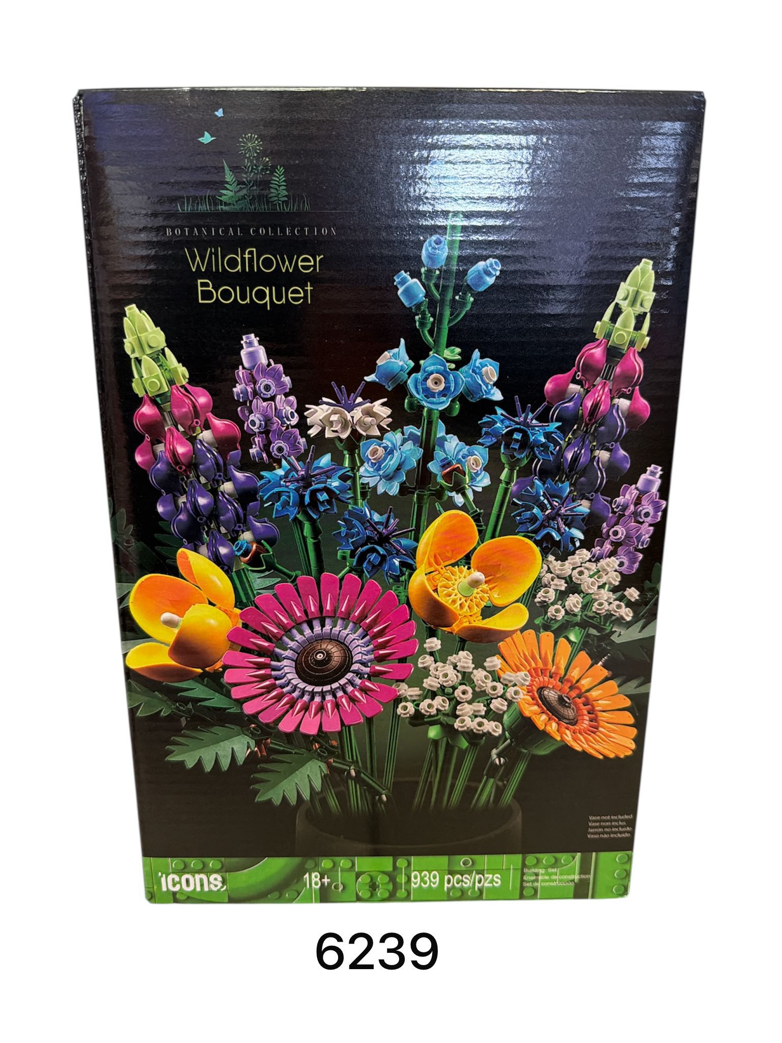 KLOCKI KWIATKI WILDFLOWER BOUQUET 939 ELEMENTÓW.