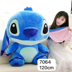 MASKOTKA PLUSZAK STITCH NIEBIESKI DUŻA 120 CM DLA DZIECI.