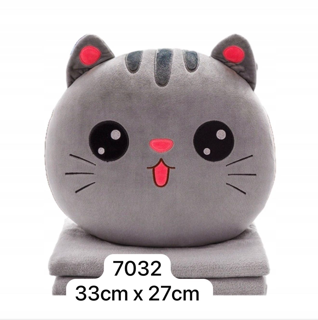 MASKOTKA KOT Z KOCYKIEM W ŚRODKU.