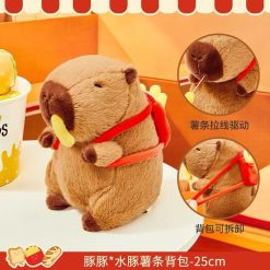 MASKOTKA KAPIBARA Z PLECAKIEM 25CM.