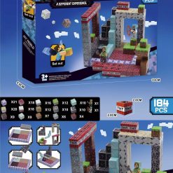 KLOCKI MY WORLD MAGNETYCZNY 184 ELEMENTÓW.