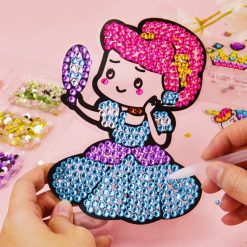 Alternative view of HAFT DIAMNETOWY MALOWANIE BIG GEM KREATYWNY DLA DZIECI.