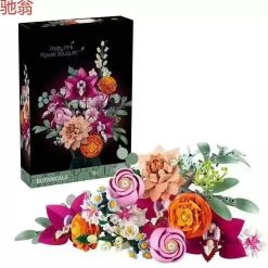 Klocki LEGO Botanicals Piękny bukiet różowych kwiatów (10342)