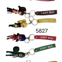 BRELOK FIGURKI GUMOWY BIEDRONKA.