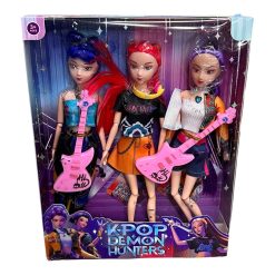 ZESTAW LALKA K-POP DEMON HUNTERS MUZYKA.
