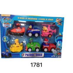ZESTAW FIGURKI PSI-PATROL 6 SZTUKI.