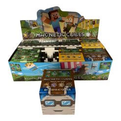 KLOCKI PUZZLE MAGNETYCZNE MINECRAFT CUBES 120 PCS.