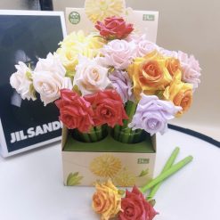 DŁUGOPISY KWIATY RÓŻA SILIKONOWE.