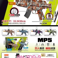 PISTOLET AUTOMATYCZNY NA KULKI ŻELOWE WODNE MP45.