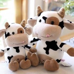 MASKOTKA PLUSZAK KROWA DLA DZIECI 30CM.