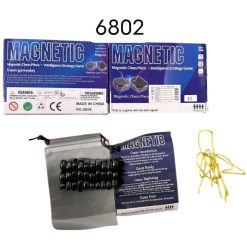 MAGNETYCZNE SZACHY GRA 30 SZTUK KAMIENIE.