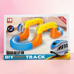 TOR ELEKTRYCZNY KOLEJKA KLOCKI MAGNETYCZNE POCIĄG ANTYGRAWITACYJNY 18 EL.