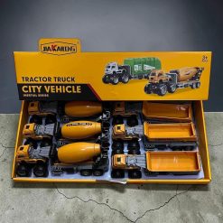 CIĘŻARÓWKA AUTO POJAZDY MASZYNY BUDOWLANE ŚWIATŁO DŻWIĘK.