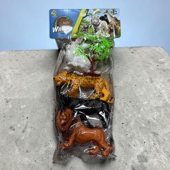 ZESTAW FIGURKI ZWIERZĄT GUMOWE DLA DZIECI.