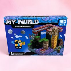 KLOCKI MAGNETYCZNE MY WORLD 120 ELEMENTÓW.