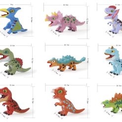 ZESTAW FIGURKI ZWIERZĄT GUMOWE DLA DZIECI.