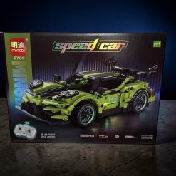 KLOCKI KONSTRUKCYJNE SPORTOWY AUTO ZDALNIE STEROWANY PILOTEM.