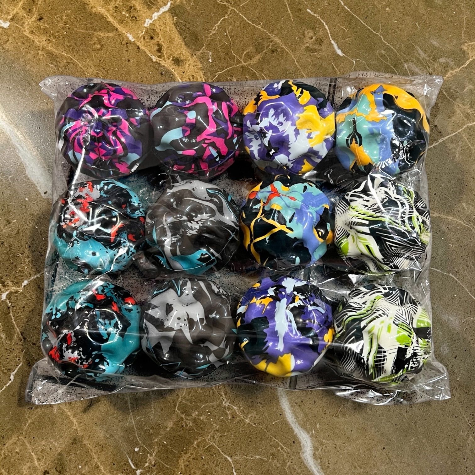 PIŁKA GUMOWA MOON BALL LED 5CM DLA DZIECI.