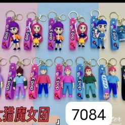 BRELOK FIGURKI GUMOWE K-POP DO KLUCZY.