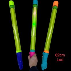 PISTOLET NA WODĘ LED 62CM DLA DZIECI.