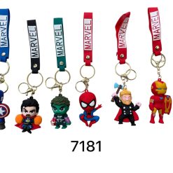 BRELOK FIGURKI GUMOWE AVENGERS DO KLUCZY.