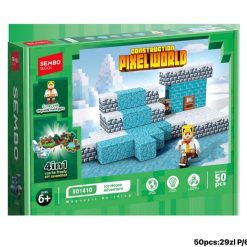 KLOCKI MAGNETYCZNE PIXEL WORLD 50 ELEMENTÓW.