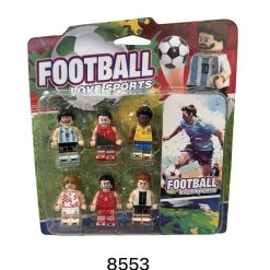 ZESTAW FIGURKI PIŁKARSKIE 6 SZTUK.