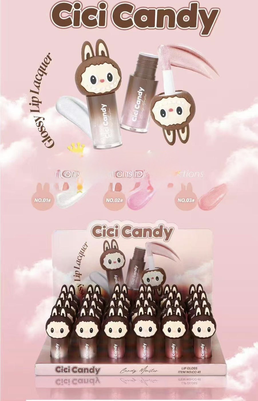 LIP GLOSS BŁYSZCZYK DO UST CUTE LABUBU.