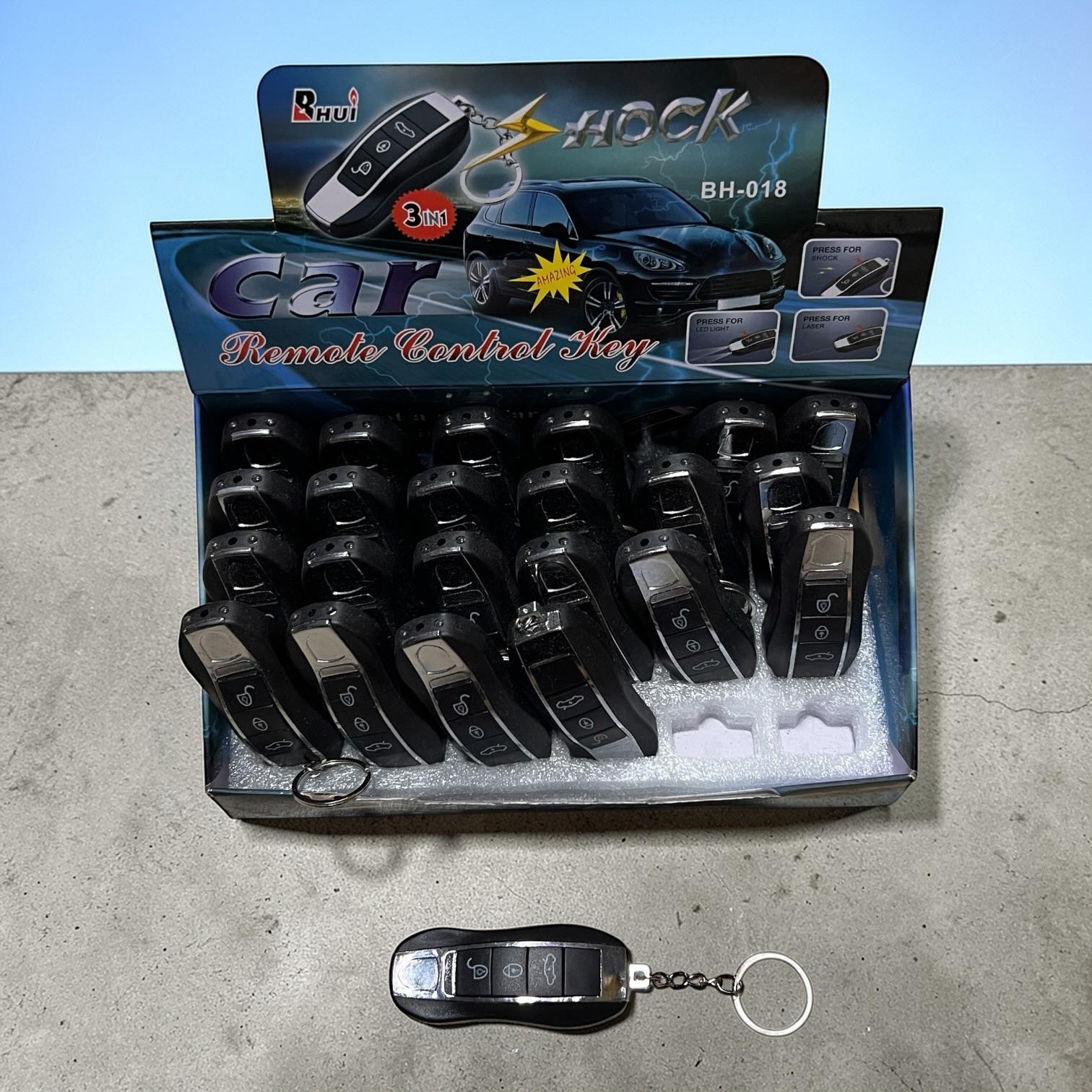 BRELOK PILOT SAMOCHODOWY LATARKA LED RAZI PRĄDEM 2W1.