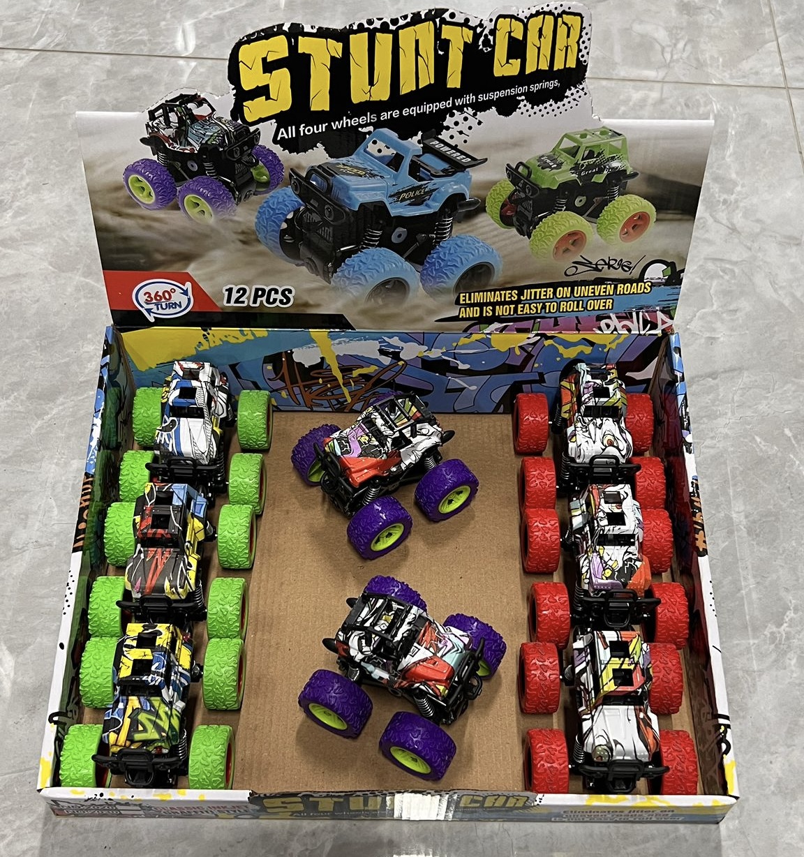 SAMOCHÓD STUNT CAR DLA DZIECI.