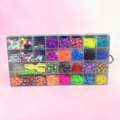 ZESTAW GUMEK DO ROBIENIA BRANSOLETEK DLA DZIECI.